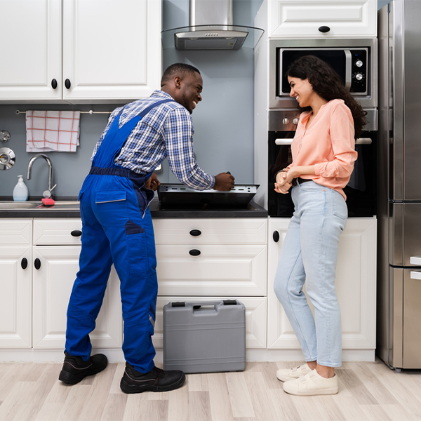 can you provide an estimate for cooktop repair before beginning any work in Sunset